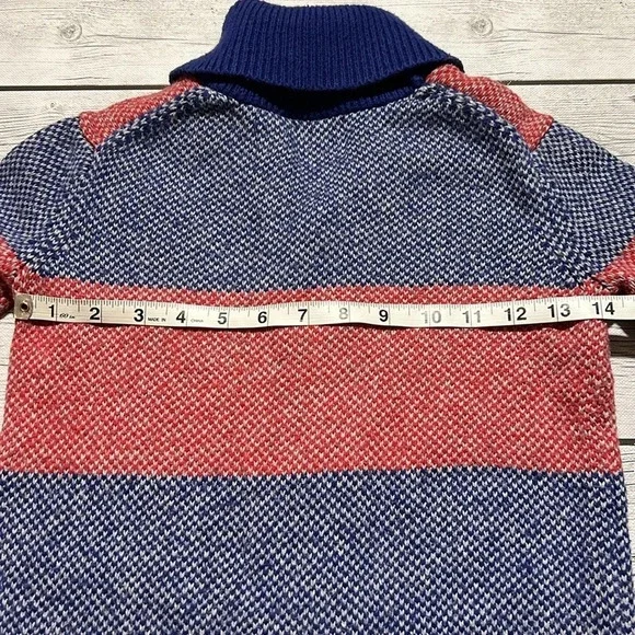 🌻GapKids sz XS(4-5) Red and Blue Cardigan - Picture 5 of 7